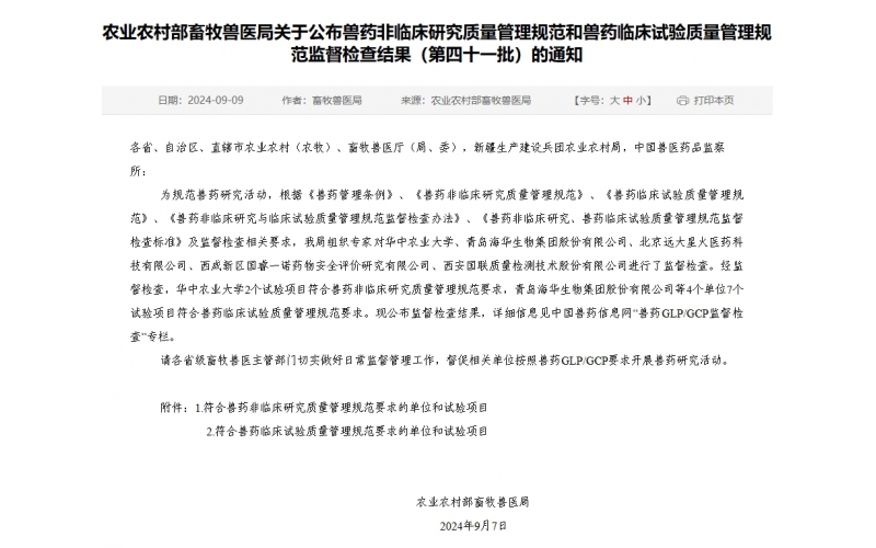 风起云涌，乘势而上 丨青岛腾博会诚信为本,专业服务!生物通过兽药GCP扩项监督检查